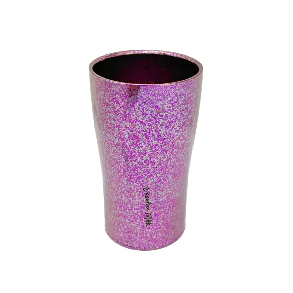 Pure Titanium Double Wall Cup Crystal Purple