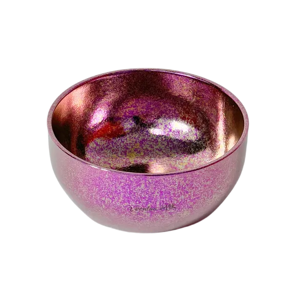 Pure Titanium Lightweight Bowl Crystal Purple