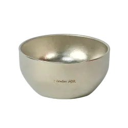 Pure Titanium Lightweight Bowl Crystal Silver