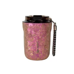 Pure Titanium Coffee Mug Crystal Pink Pure Titanium Coffee Mug Crystal Pink