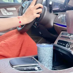 Pure Titanium Double Wall Tumbler Crystal Blue Pure Titanium Double Wall Tumbler Crystal Blue