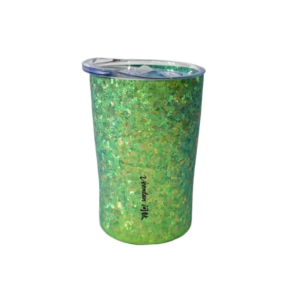 Pure Titanium Double Wall Tumbler Crystal Green Pure Titanium Double Wall Tumbler Crystal Green