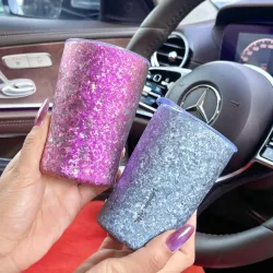 Pure Titanium Double Wall Tumbler Crystal Blue Pure Titanium Double Wall Tumbler Crystal Blue